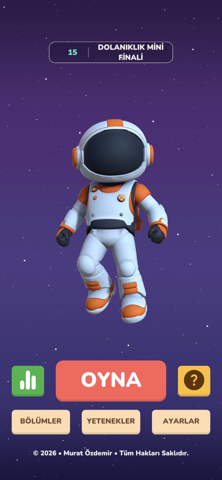 Main menu