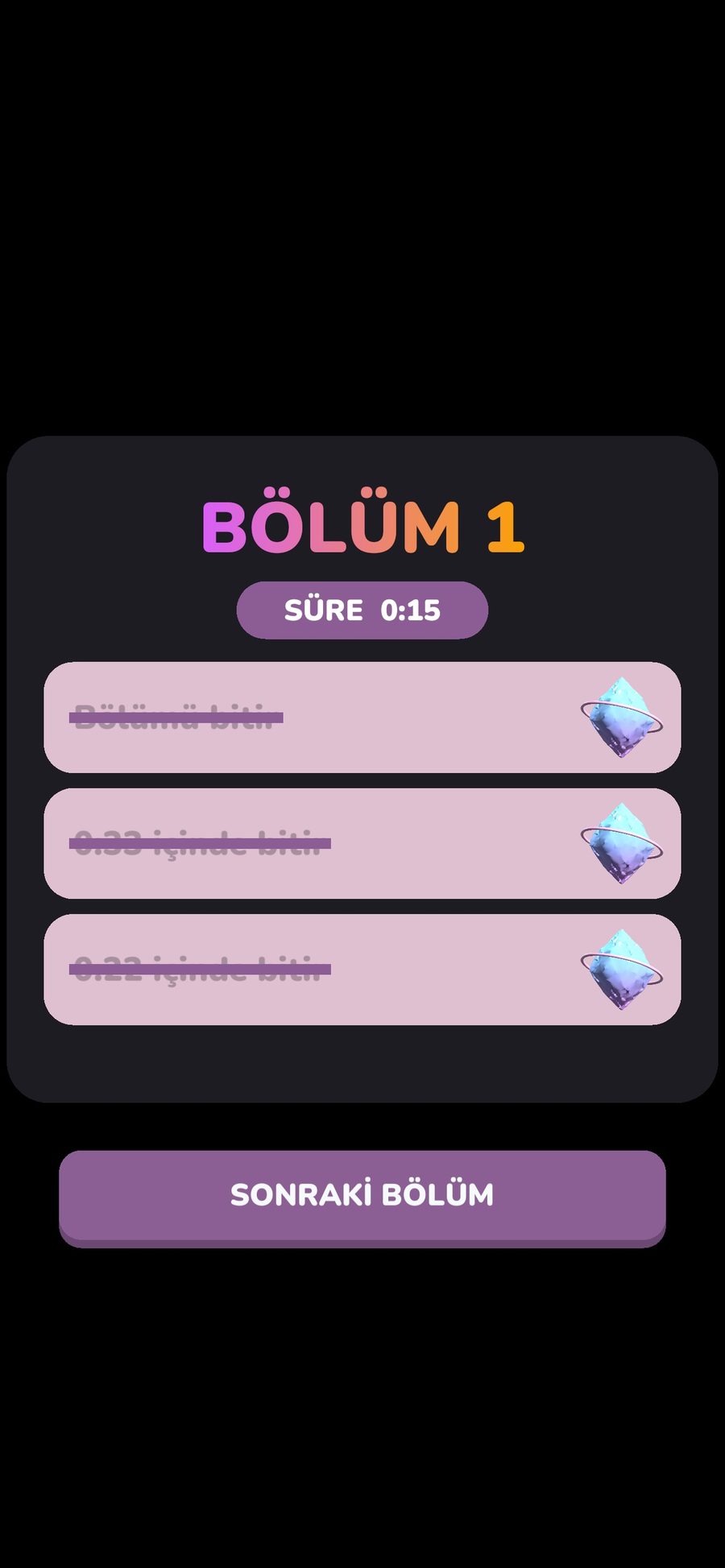 Level start